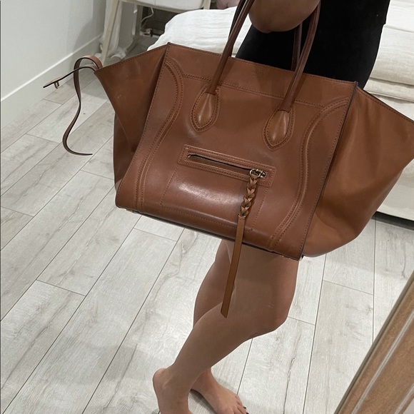 Celine Calfskin Medium Phantom Luggage - Picture 8 of 8